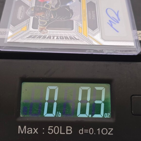 2023 Panini Prizm Sensational Signatures Henry Davis Rookie Card Autographed Pit - Picture 9 of 9